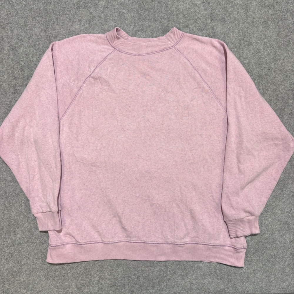 American Eagle Pink Raglan Crewneck Sweatshirt Jegging Fit XS Soft Pullover
